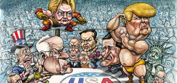 предвыборная гонка в США2016