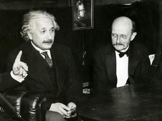Альберт Эйнштейн и Макс Планк